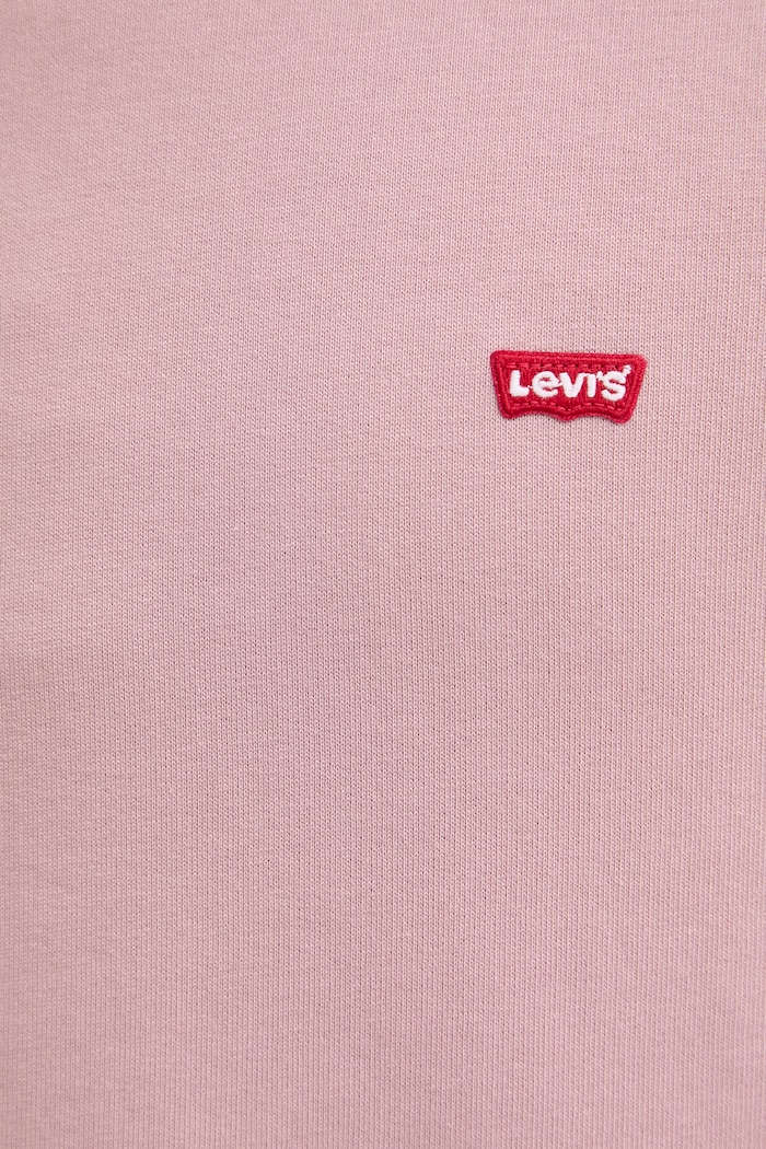 Bavlnená mikina Levi's THE ORIGINAL HM CREW 35909.0079 ružová