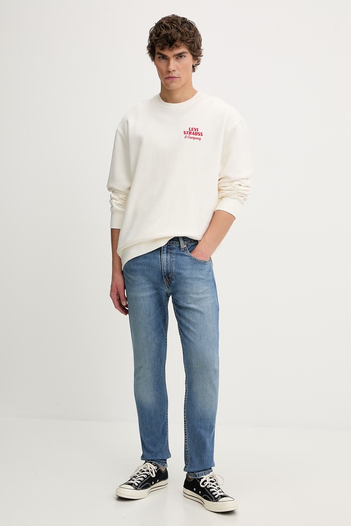 Levi's bluză RELAXD GRAPHIC CREW 38712.0475 bej SS26