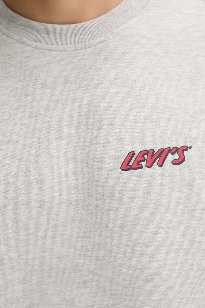 Levi's bluză RELAXD GRAPHIC CREW 38712.0489 gri