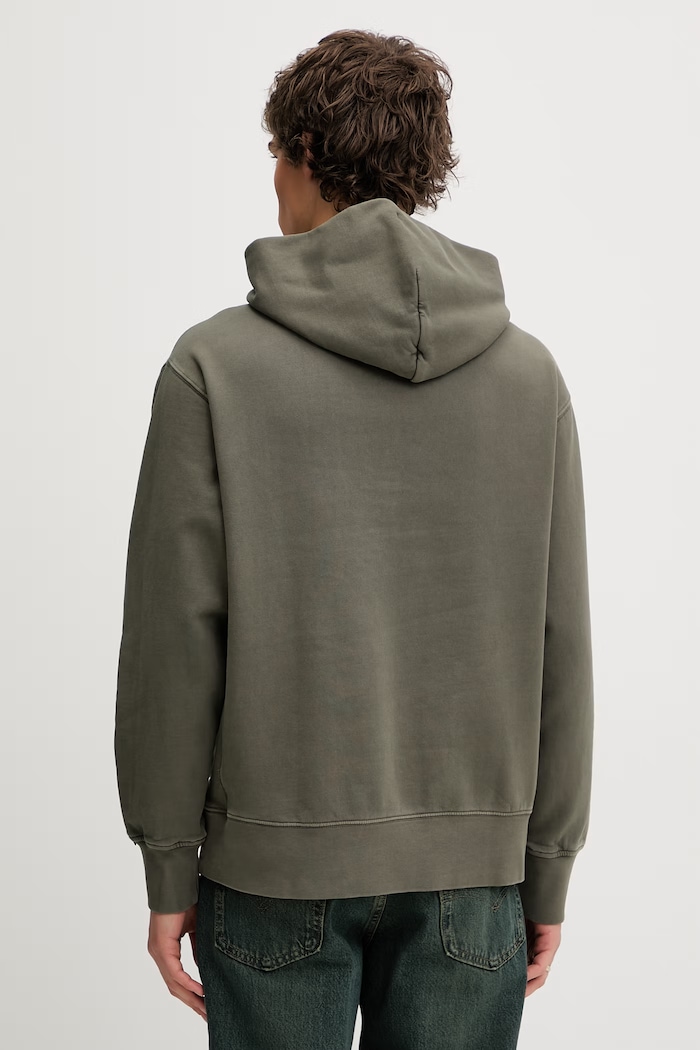 Oblečenie Mikina Levi's THE AUTHENTIC HOODIE A8435.0040 zelená