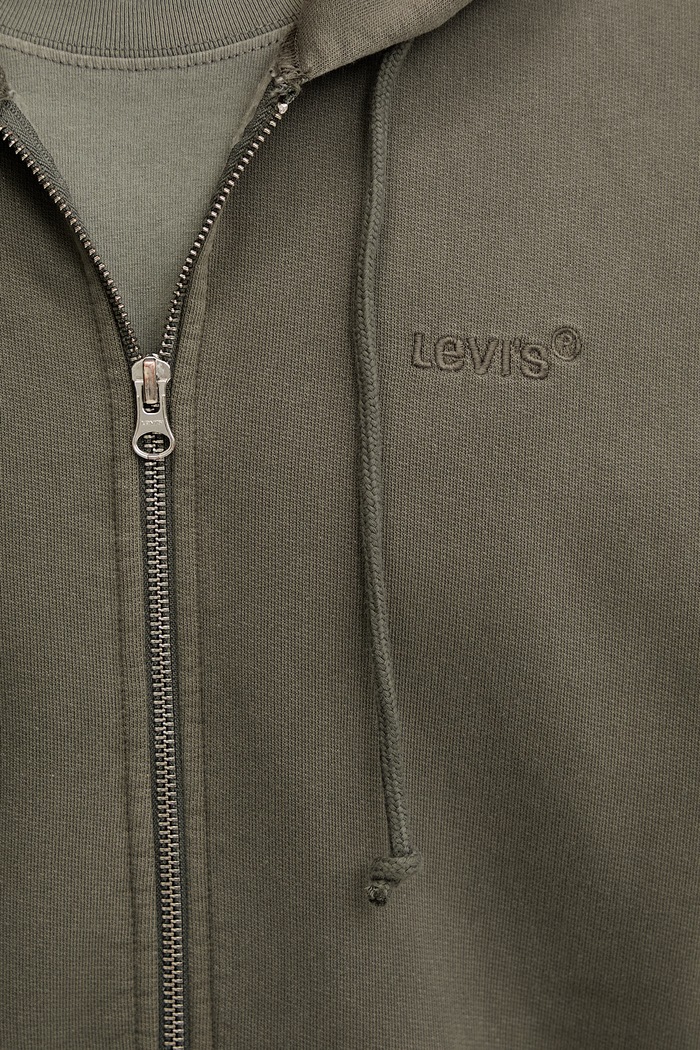 Mikina Levi's AUTHENTIC FULL ZIP A9265.0007 zelená