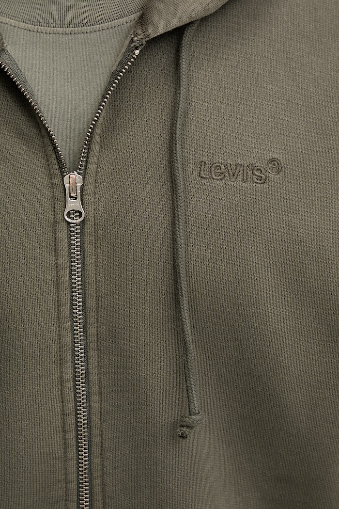 Mikina Levi's AUTHENTIC FULL ZIP A9265.0007 zelená