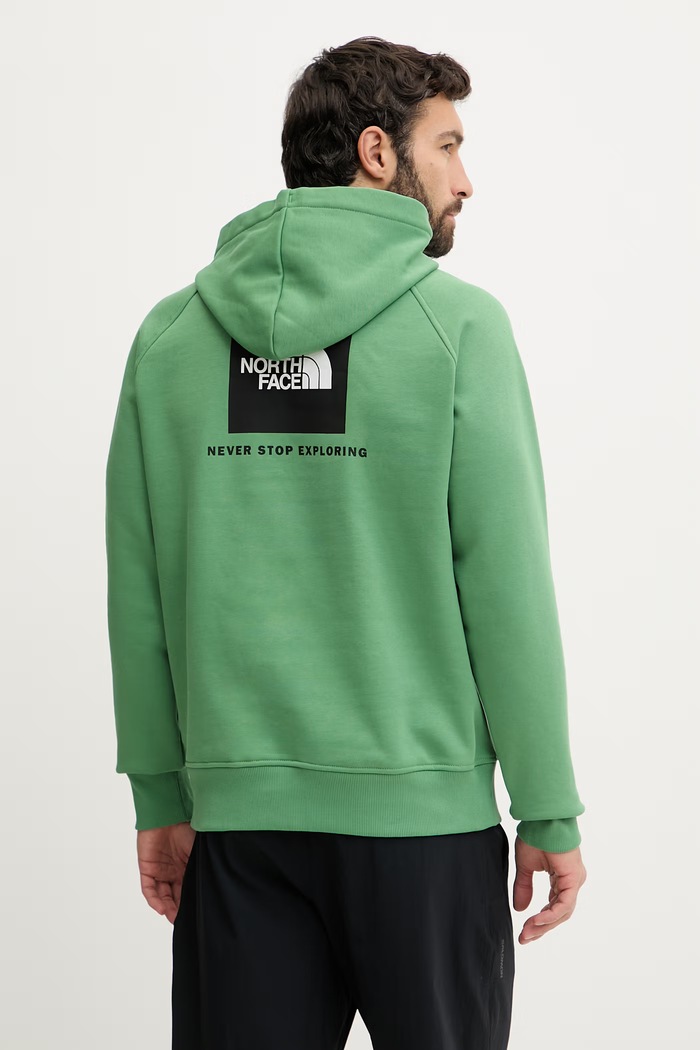 Îmbrăcăminte The North Face bluză Raglan Redbox NF0A89F9G571 verde
