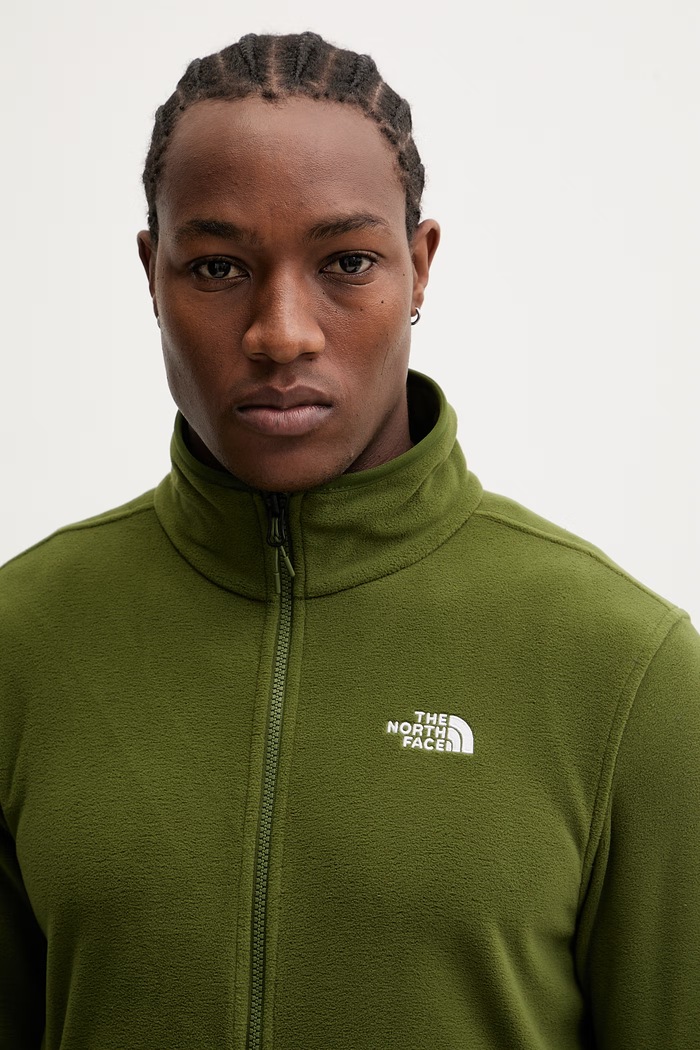 Fleecová mikina The North Face zelená NF0A8D0RBRI1