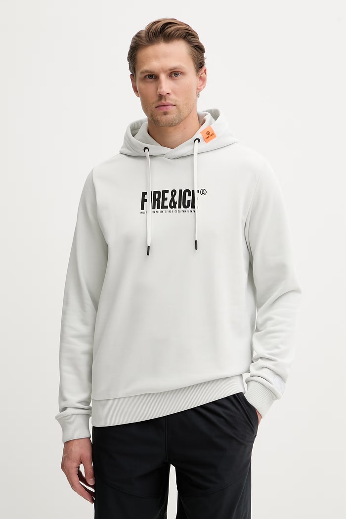 BOGNER Fire+Ice μπλούζα ανδρική βαμβακερή FILIZ γκρί 84327936