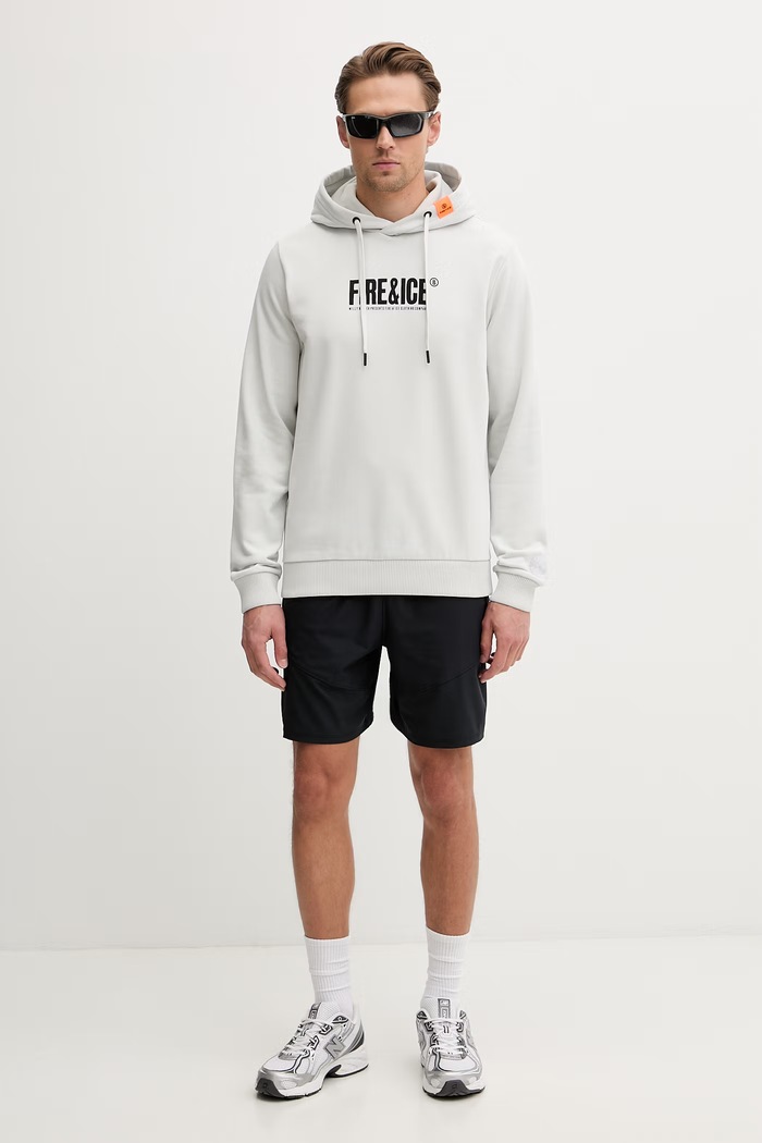 BOGNER Fire+Ice μπλούζα ανδρική βαμβακερή FILIZ 84327936 γκρί SS26