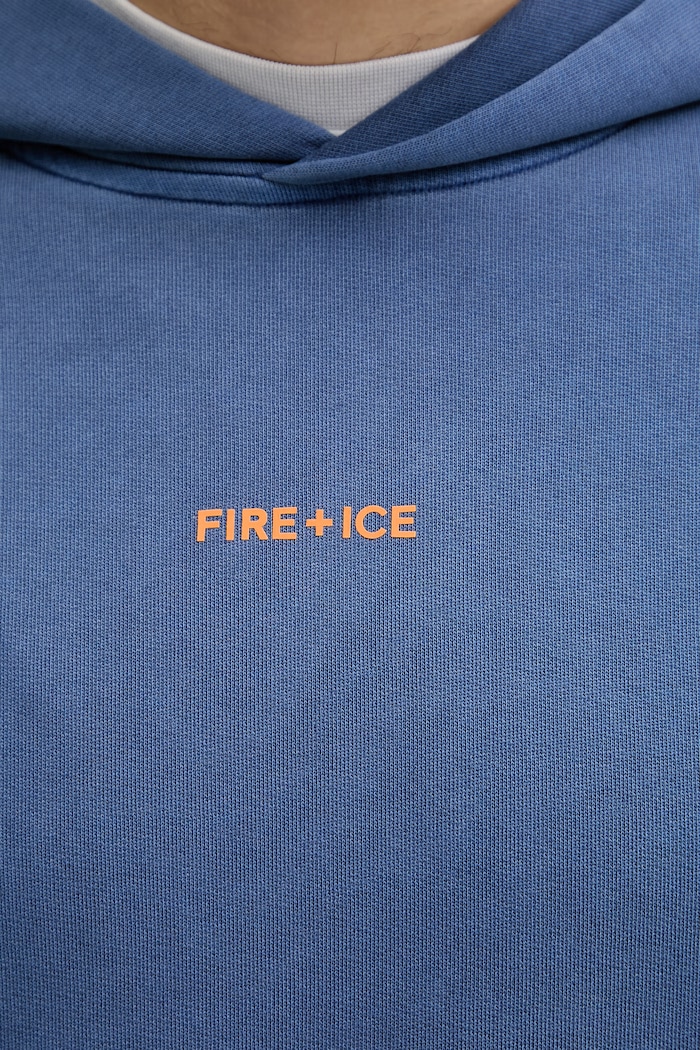 BOGNER Fire+Ice dukserica sa kapuljačom za muškarce od pamuka ILAY 84499609 plava