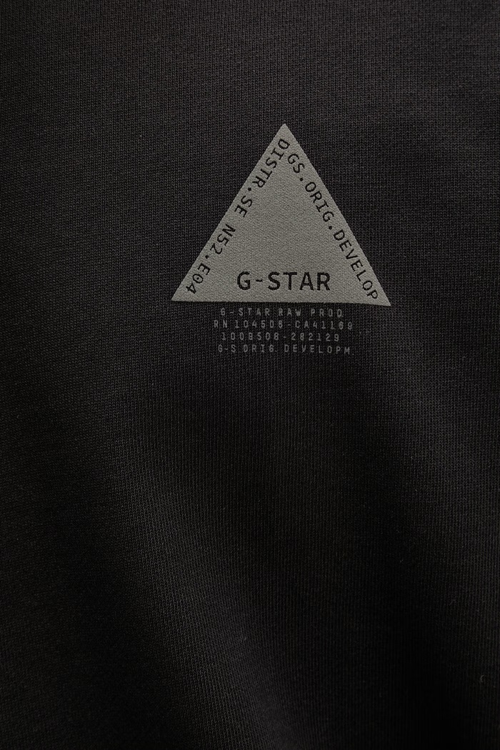 G-Star bluza męska bawełniana Triangle gr r D28647.E209 czarny