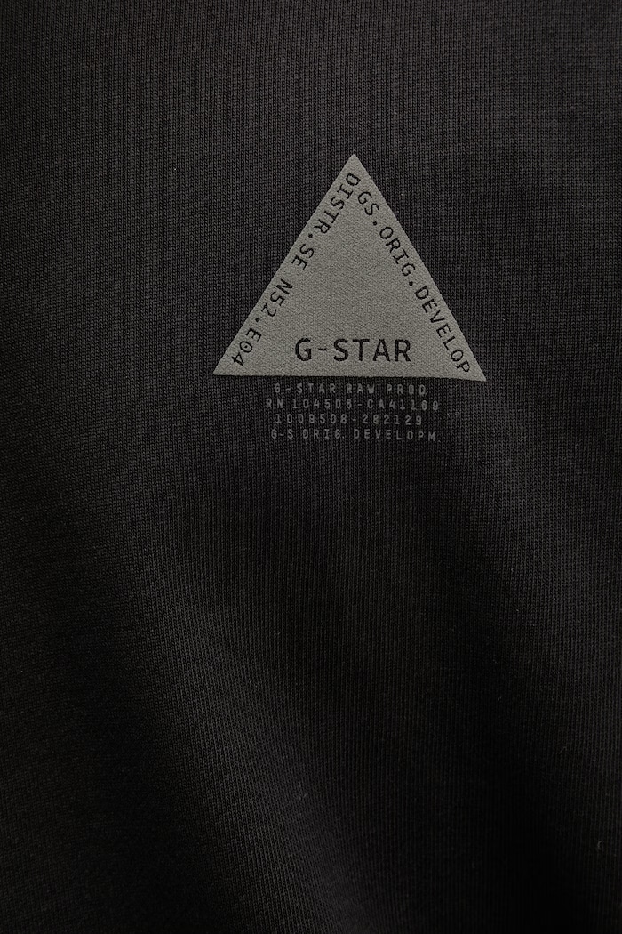 G-Star bluza męska bawełniana Triangle gr r D28647.E209 czarny