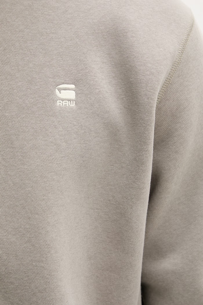 G-Star pánska mikina na zips s bavlnou Premium core track D29292.C235 béžová