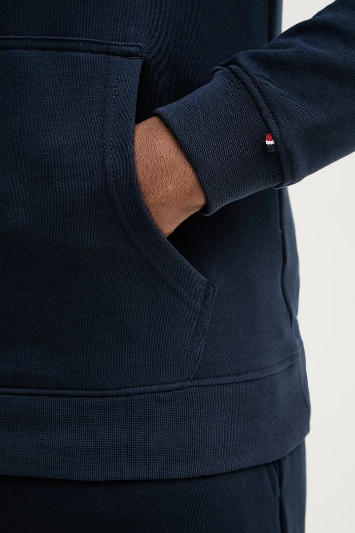 U.S. Polo Assn. hanorac cu glugă bărbătesc cu bumbac DHM LB MUP4412 bleumarin