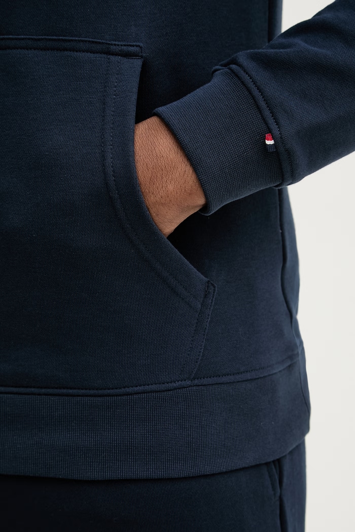 U.S. Polo Assn. hanorac cu glugă bărbătesc cu bumbac DHM LB MUP4412 bleumarin
