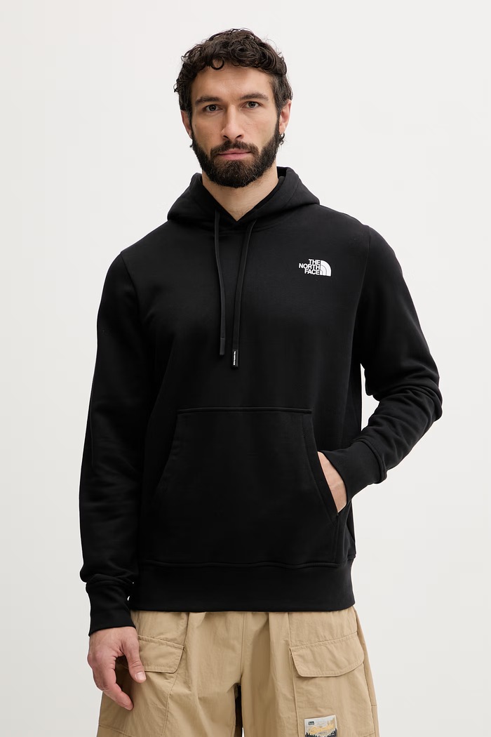 Oblečenie The North Face mikina s kapucňou pánska bavlnená Energy NF0A8G9XJK31 čierna