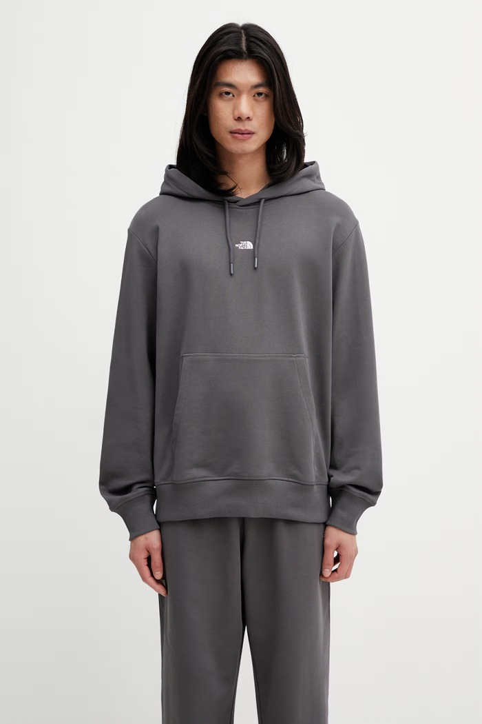 The North Face Essential Light Men's cotton hoodie gray NF0A8GQDRHI1