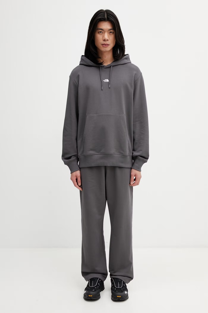 The North Face Essential Light Men's cotton hoodie NF0A8GQDRHI1 gray