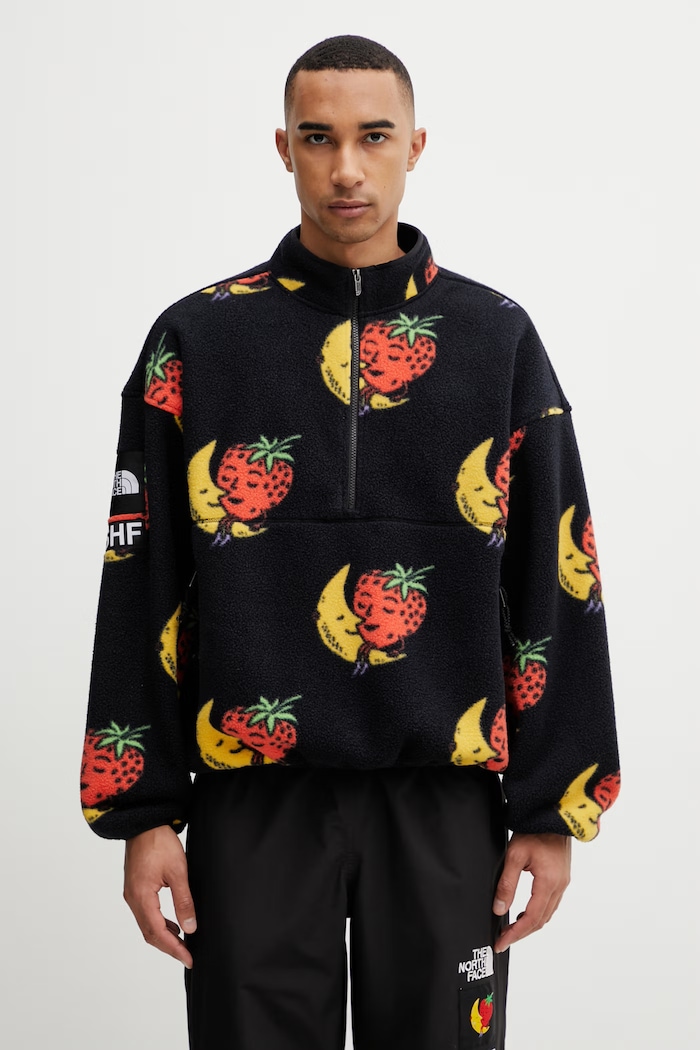 The North Face Bluza polarowa męska The North Face x SHF czarny NF0A8HNBNY11