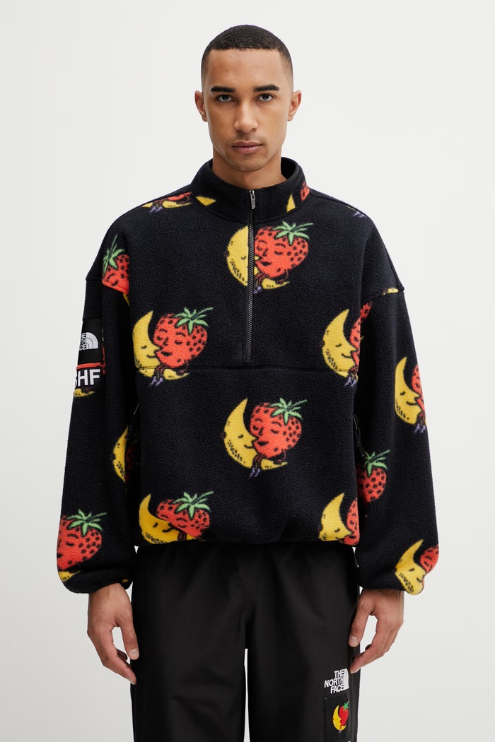 The North Face The North Face x SHF fleece sweatshirt Men's black NF0A8HNBNY11