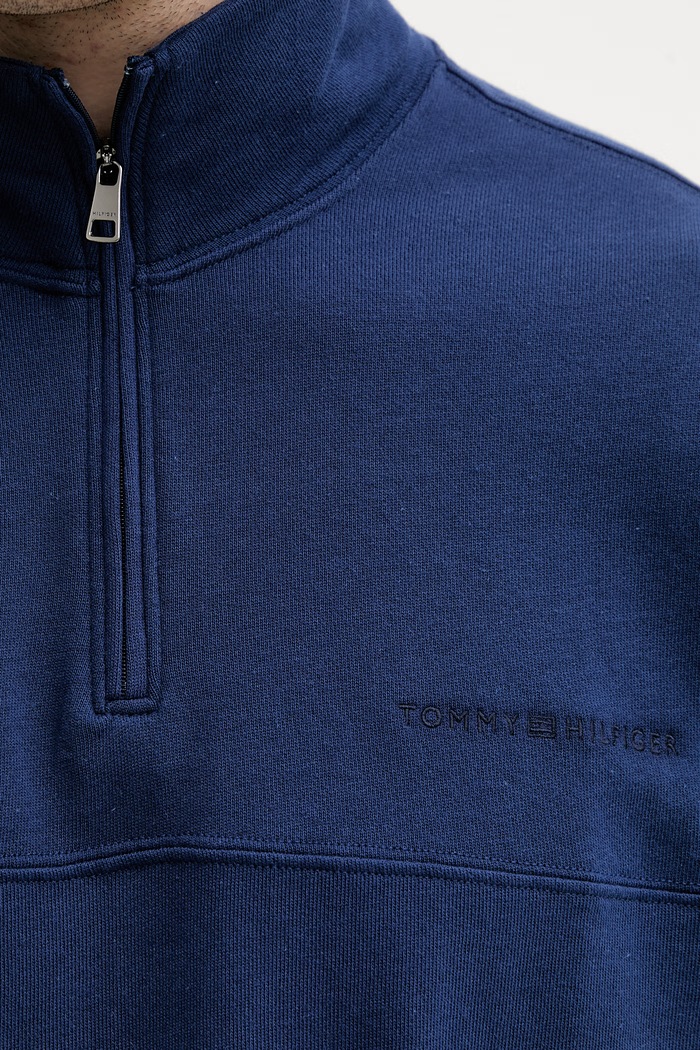 Tommy Hilfiger mikina pánska s bavlnou UM0UM03909 tmavomodrá