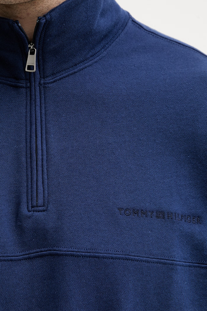 Tommy Hilfiger mikina pánska s bavlnou UM0UM03909 tmavomodrá