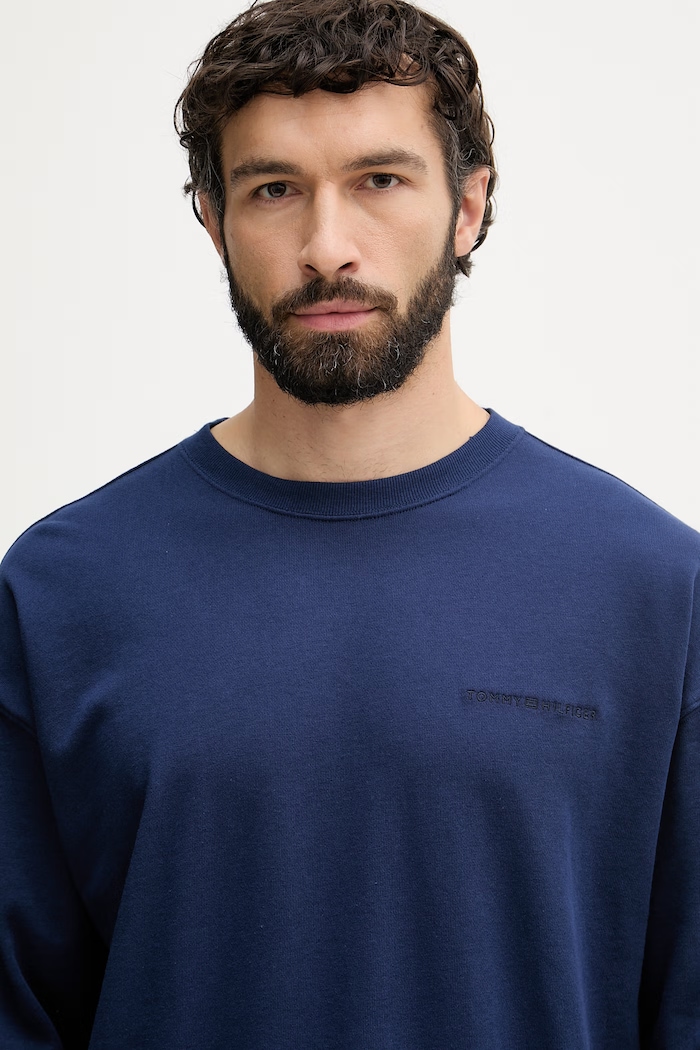 Tommy Hilfiger mikina pánska tmavomodrá UM0UM03910