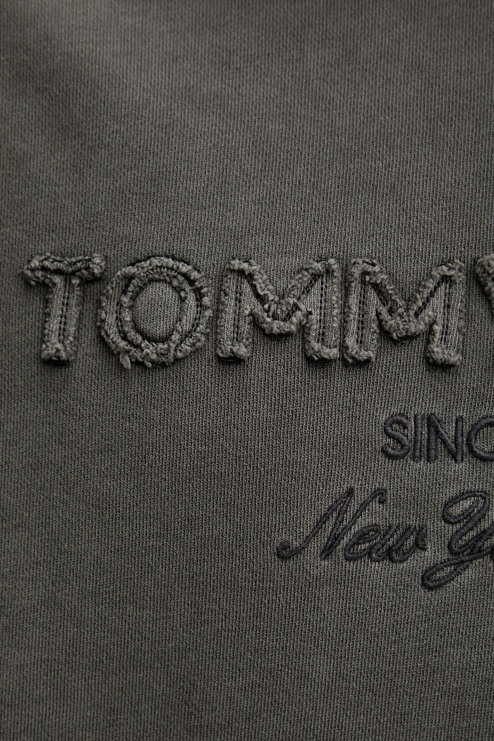 Tommy Jeans mikina pánska s bavlnou DM0DM22714 sivá