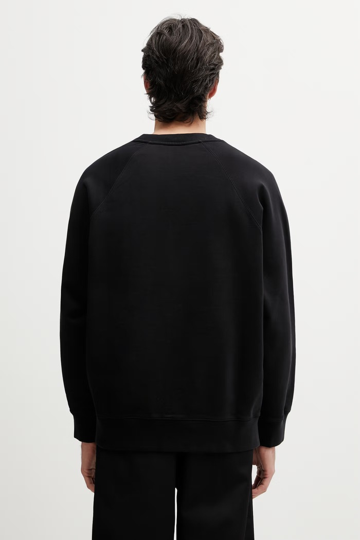 Oblečenie Maison Kitsuné Fox Head oversize mikina bavlnená pánska PM00306KM0340 čierna