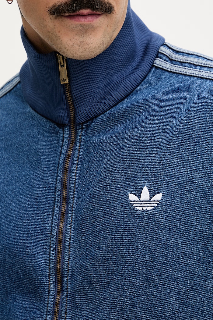 adidas Originals hanorac pentru bărbați, din denim KD1517 albastru