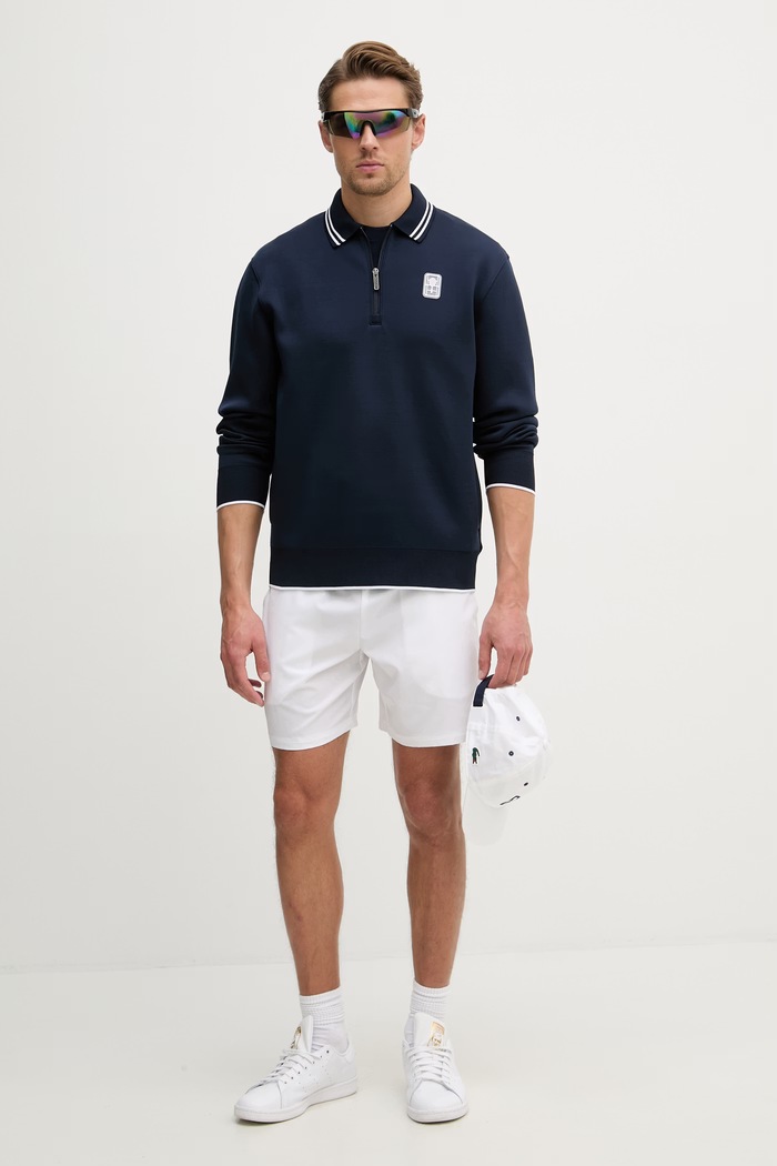 Lacoste mikina pánska SH0271 tmavomodrá SS26