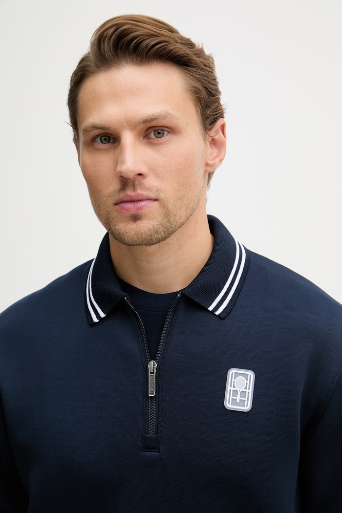 Lacoste mikina pánska tmavomodrá SH0271