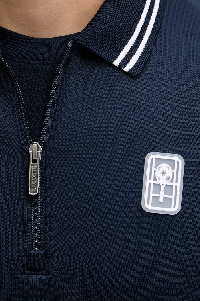 Lacoste mikina pánska SH0271 tmavomodrá
