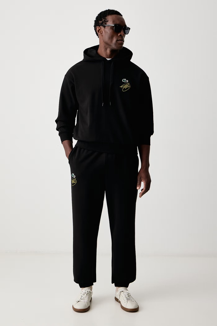 Lacoste Bluza z kapturem męska SH9948 czarny SS26