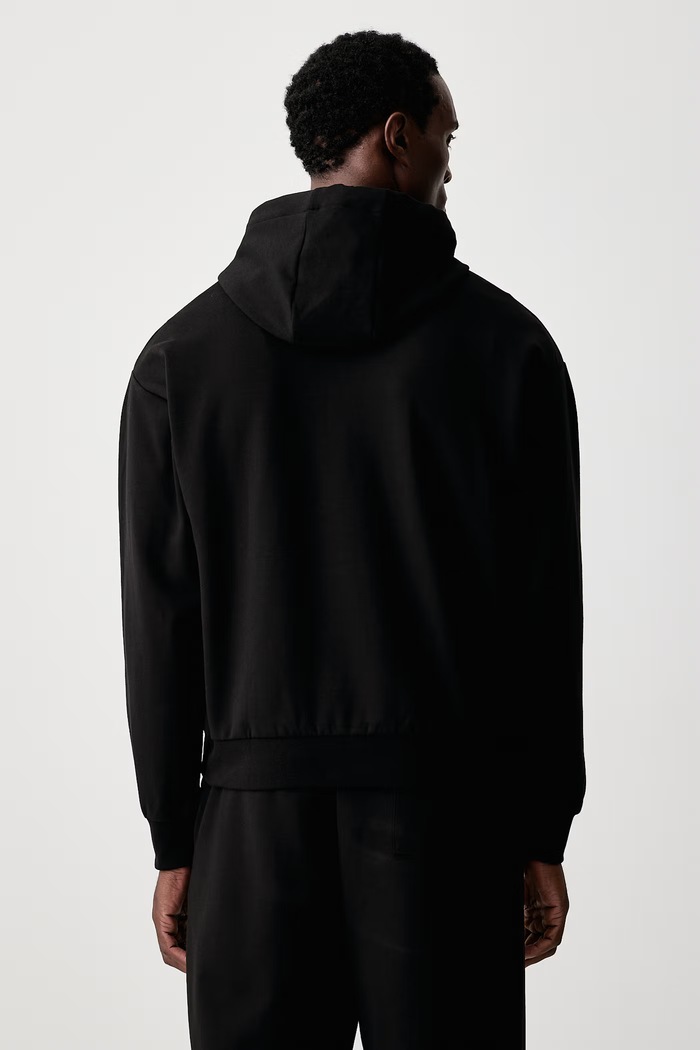 Odzież Lacoste Bluza z kapturem męska SH9948 czarny