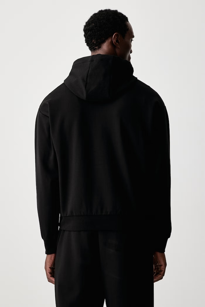 Odzież Lacoste Bluza z kapturem męska SH9948 czarny