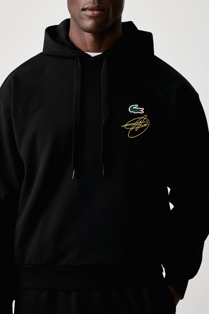 Bluza z kapturem męska Lacoste SH9948 czarny
