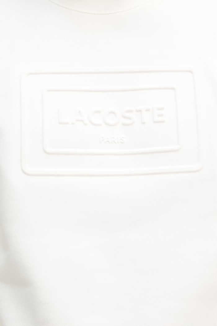 Lacoste mikina pánska bavlnená biela SH0795