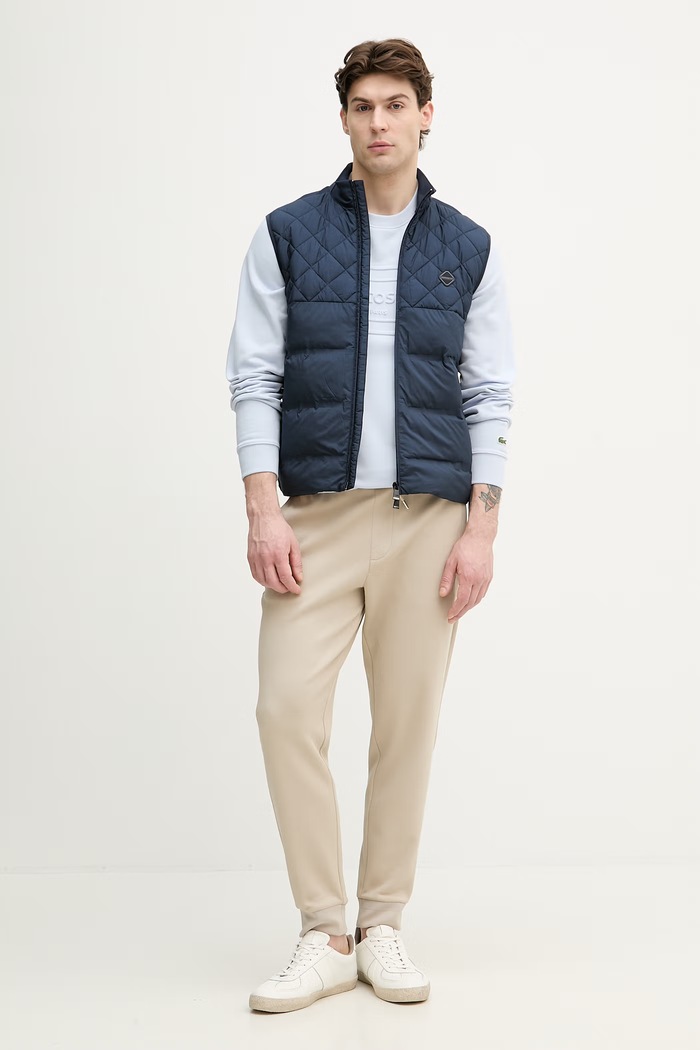 Lacoste hanorac bărbătesc bumbac SH0795 albastru SS26