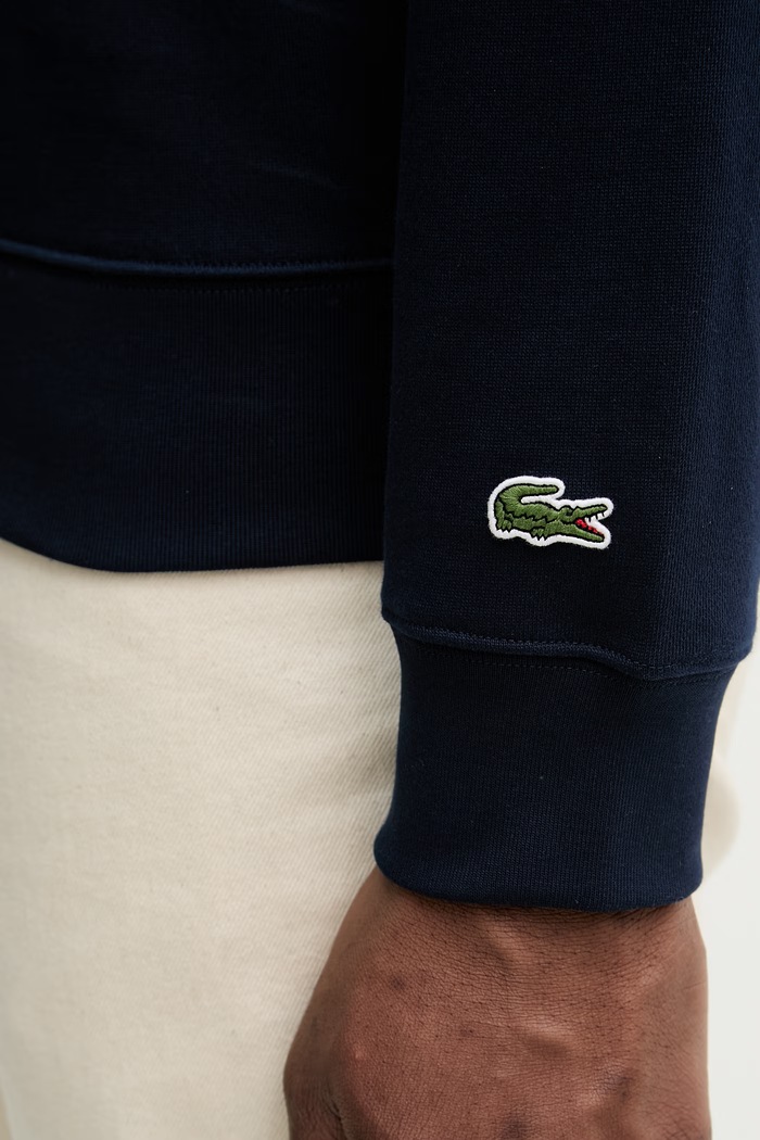 Lacoste mikina pánska bavlnená SH0795 tmavomodrá
