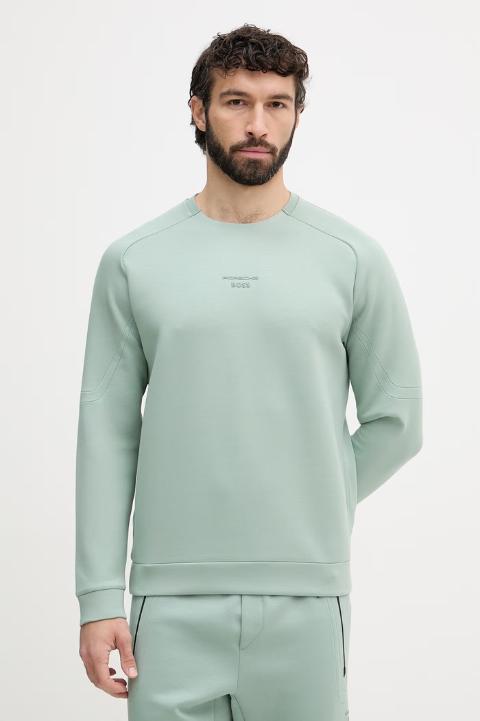 BOSS Green hanorac bărbătesc BOSS X PORSCHE verde 50559799