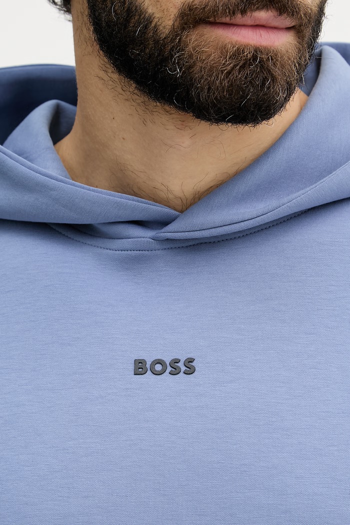 BOSS Green bluză 50558991 albastru