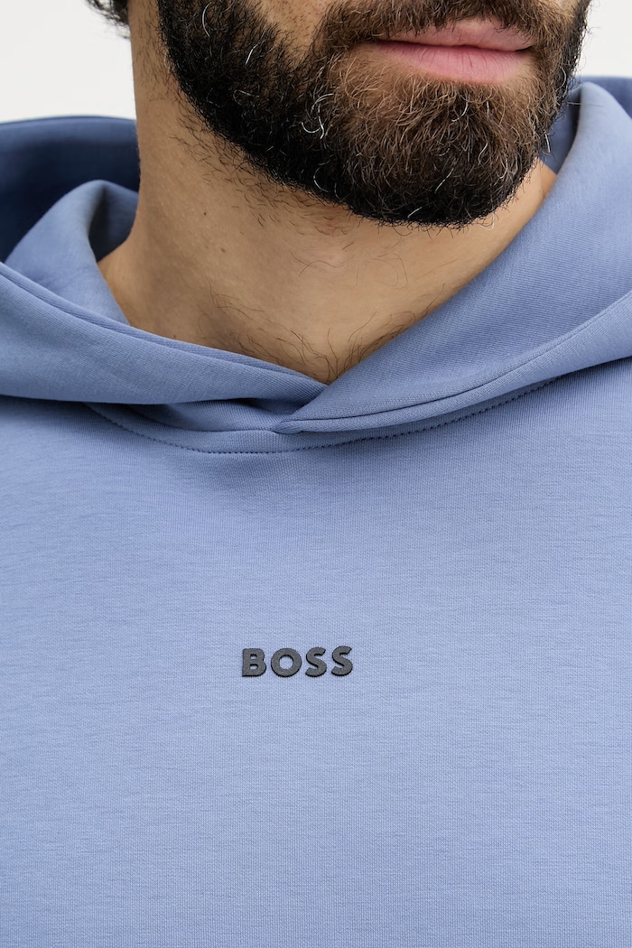 BOSS Green bluză 50558991 albastru