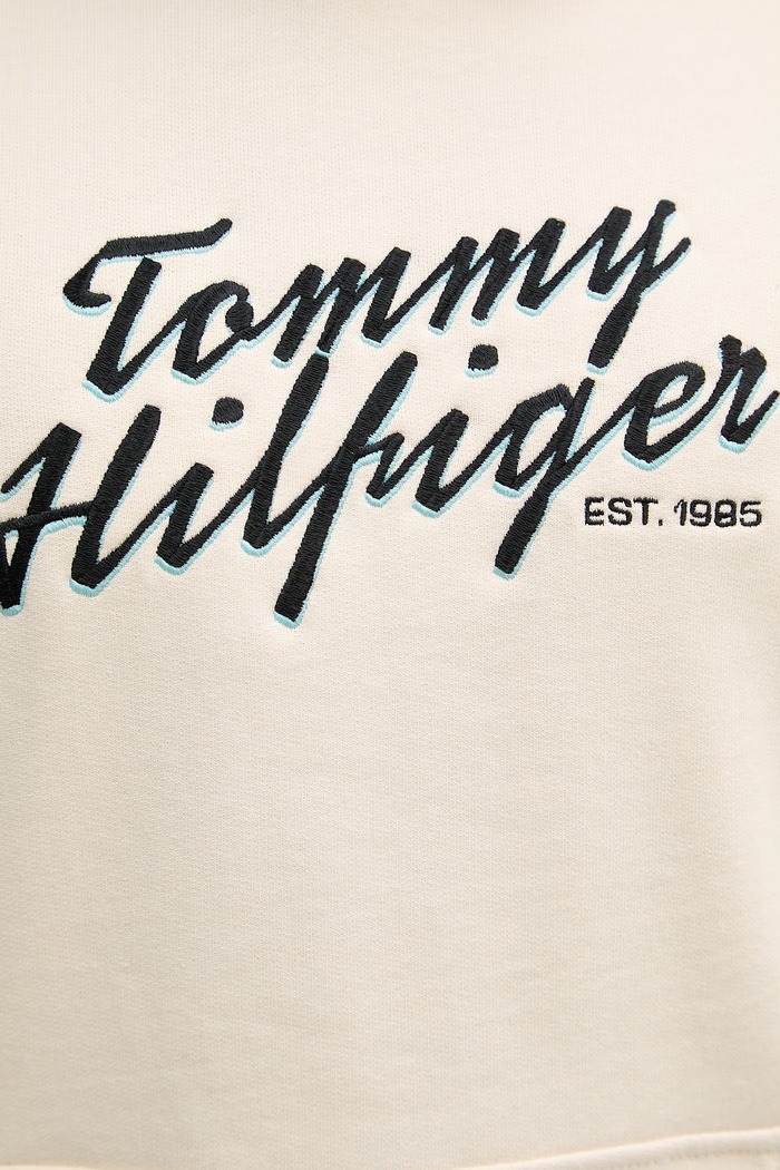 Tommy Hilfiger mikina s kapucňou pánska bavlnená MW0MW42496 béžová