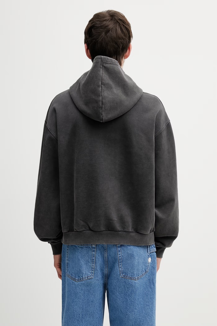 Clothing Filling Pieces Boxy Embroidered hoodie cotton Men's 412632501284.136 gray