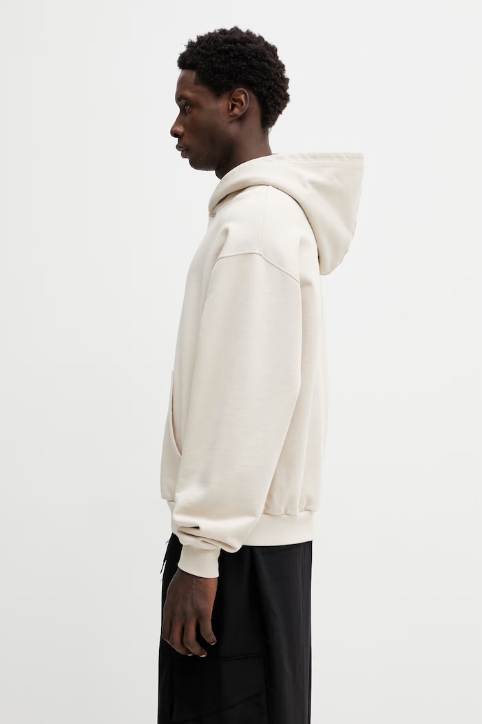 Filling Pieces Boxy Embroidered hoodie cotton Men's 412632501284.292 beige SS26