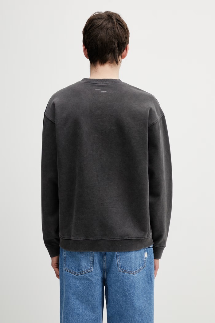 Clothing Filling Pieces Boxy Embroidered sweatshirt cotton Men's 422430501142.136 gray