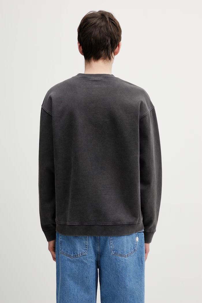 Clothing Filling Pieces Boxy Embroidered sweatshirt cotton Men's 422430501142.136 gray