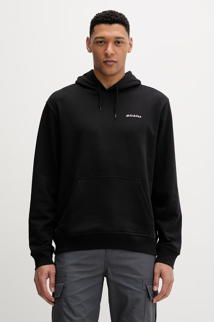 Mikina Dickies nášivka čierna DK0A889XBLK1