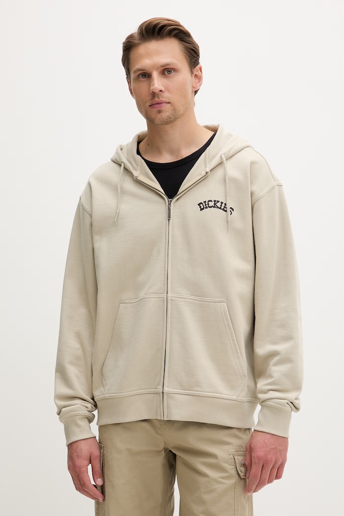 Odzież Dickies bluza z kapturem męska z bawełną DK0A885IL441 zielony