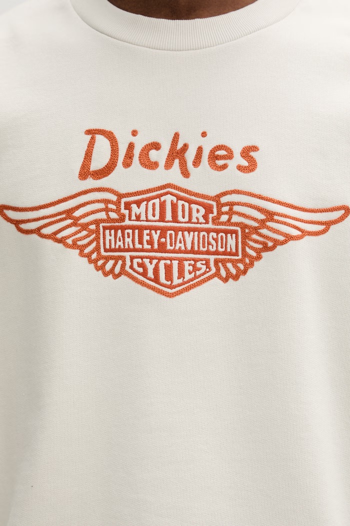 Dickies mikina pánska s bavlnou DK0A88RLL631 béžová