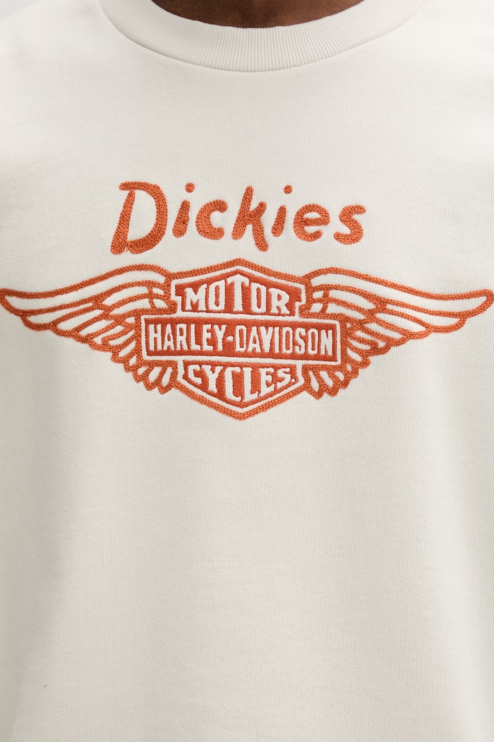Dickies mikina pánska s bavlnou DK0A88RLL631 béžová