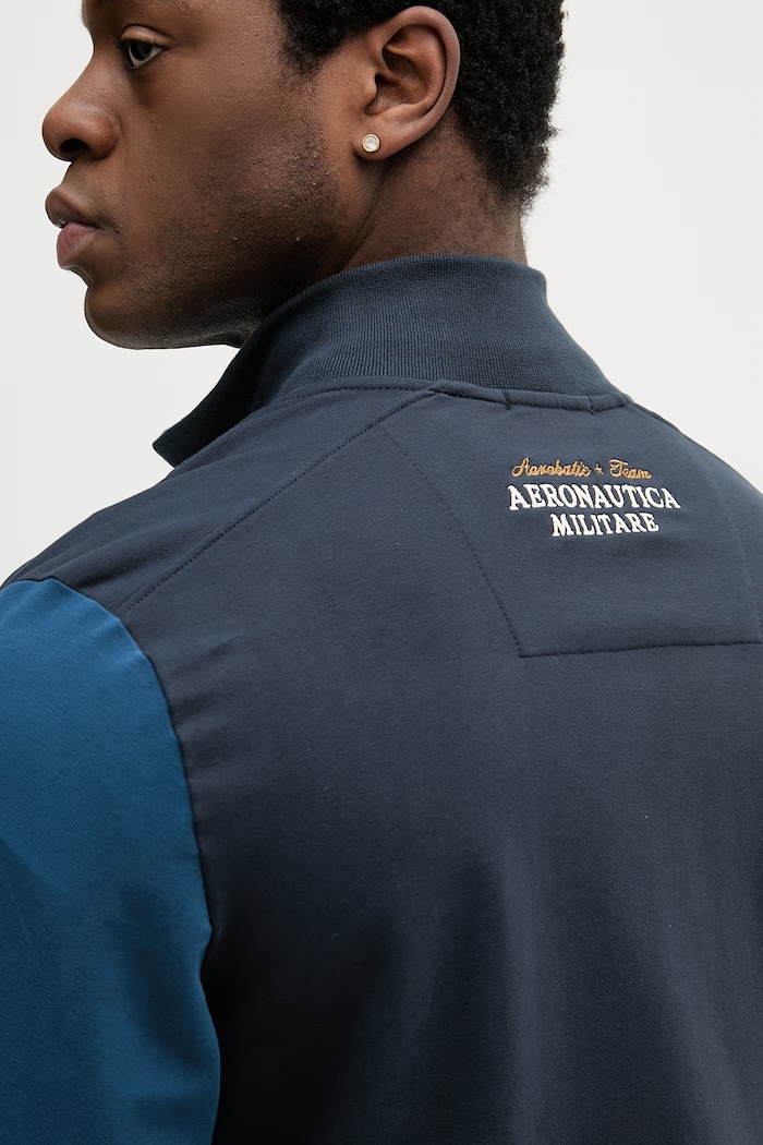 Mikina Aeronautica Militare FE2096UF00674 modrá
